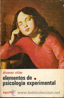 Libros: ELEMENTOS DE PSICOLOG&Iacute;A EXPERIMENTAL. - Foto 1