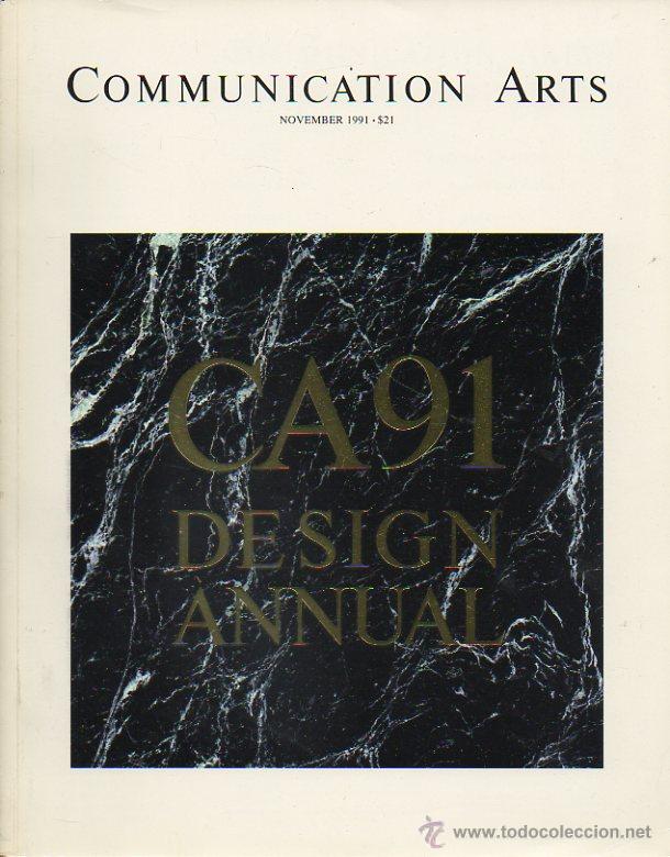 Libros: COMMUNICATION ARTS. Vol. 33. N&ordm; 6. Design Annual 1991. - Foto 1