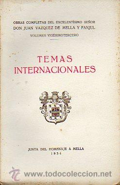 Libros: OBRAS COMPLETAS. Vol. XXIII. TEMAS INTERNACIONALES. - Foto 1