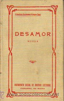 Libros: DESAMOR. Novela. - Foto 1