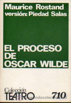 Libros: EL PROCESO DE OSCAR WILDE. Versi&oacute;n de Piedad Salas. - Foto 1