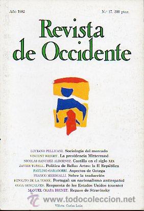 Libros: REVISTA DE OCCIDENTE. N&ordm; 17. - Foto 1