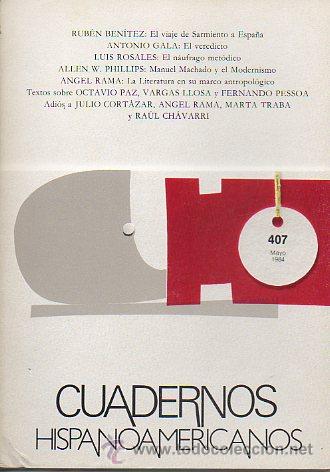 Libros: CUADERNOS HISPANOAMERICANOS. N&ordm; 407. - Foto 1
