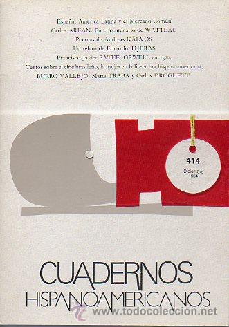 Libros: CUADERNOS HISPANOAMERICANOS. N&ordm; 414. - Foto 1