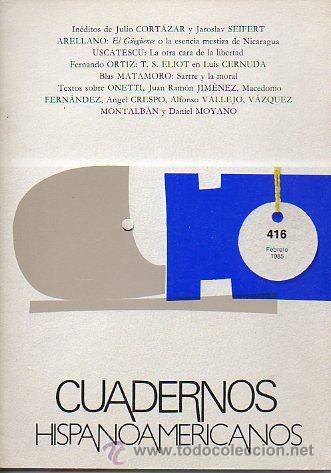Libros: CUADERNOS HISPANOAMERICANOS. N&ordm; 416. - Foto 1
