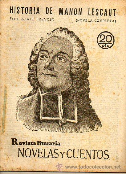 Libros: HISTORIA DE MANON LESCAUT. - Foto 1