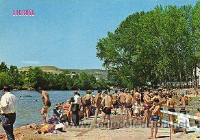 Libros: Tarjeta Postal: N&ordm; 490. LOGRO&Ntilde;O. Playa a la orilla del r&iacute;o Ebro. - Foto 1