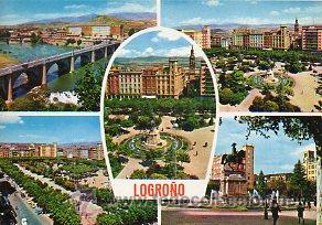 Libros: Tarjeta Postal: N&ordm; 309. LOGRO&Ntilde;O. - Foto 1