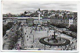 Libros: Tarjeta Postal: 525. LISBOA. Rossio. - Foto 1