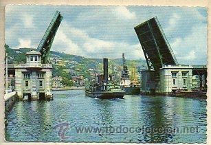 Libros: Tarjeta Postal: 2214. BILBAO. Puente basculante del General&iacute;simo. - Foto 1