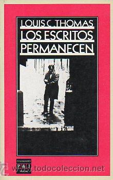 Libros: LOS ESCRITOS PERMANECEN. - Foto 1