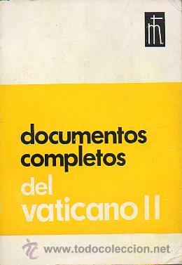 Libros: DOCUMENTOS COMPLETOS DEL VATICANO II. - Foto 1