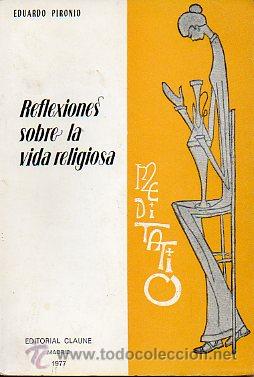 Libros: REFLEXIONES SOBRE LA VIDA RELIGIOSA. - Foto 1