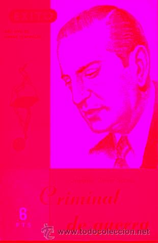 Libros: CRIMINAL DE GUERRA. Comedia en tres actos en prosa, original. - Foto 1