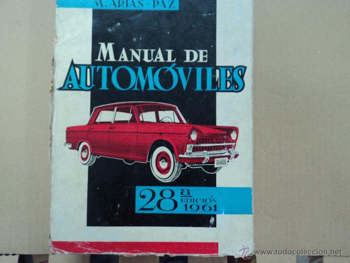 Libros: Manual de autom&oacute;viles -28 Edici&oacute;n 1961 - Foto 1