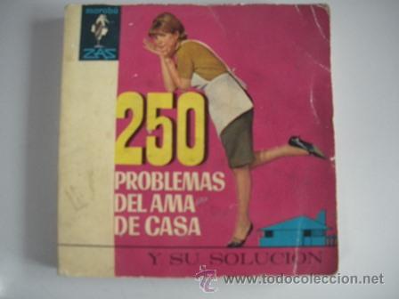 Libros: ANTIGUO  MINI  -  LIBRO - 250  PROBLEMAS  DEL  AMA  DECASA  Y SU  SOLUCION - - Foto 1