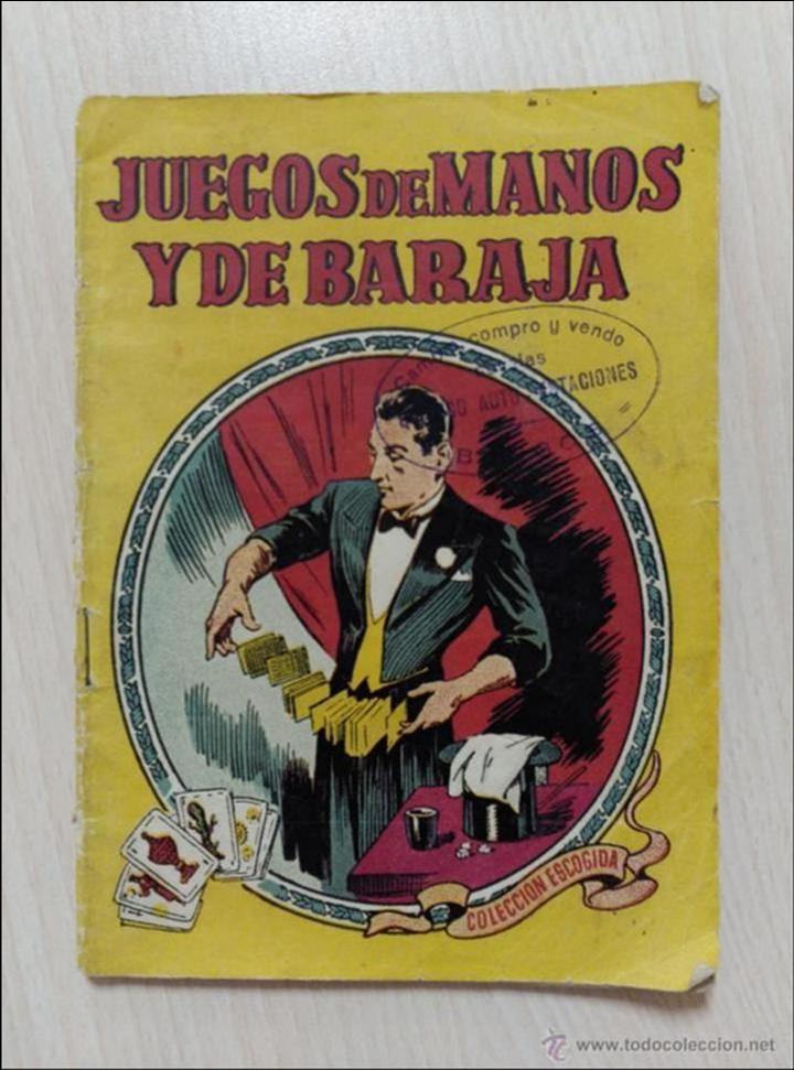 Libros: 'Juegos de manos y de baraja'. 30pag