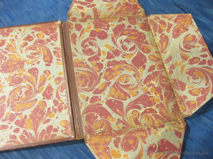 Libros: CARPETA DE PIEL CON ESCUDO NOBILIARIO. - Foto 2