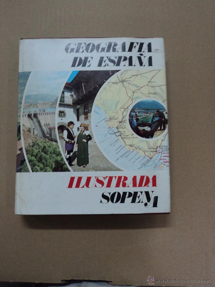 Libros: Geograf&iacute;a de Espa&ntilde;a - 2 tomos Sopena - Foto 2
