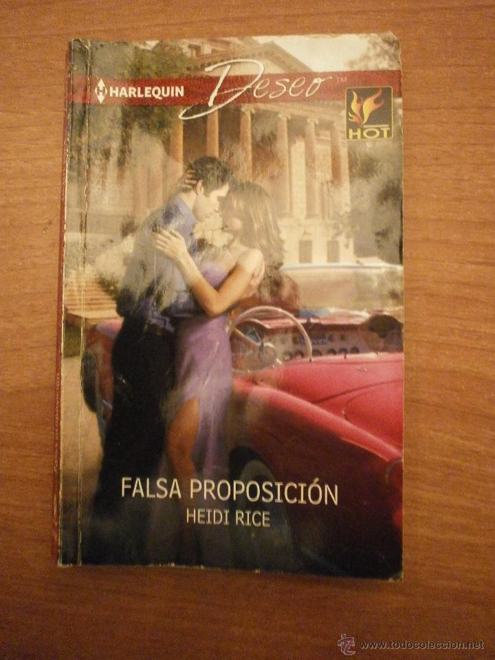 Libros: HARLEQUIN  DESEO -FALSA PROPOSICION - Foto 1