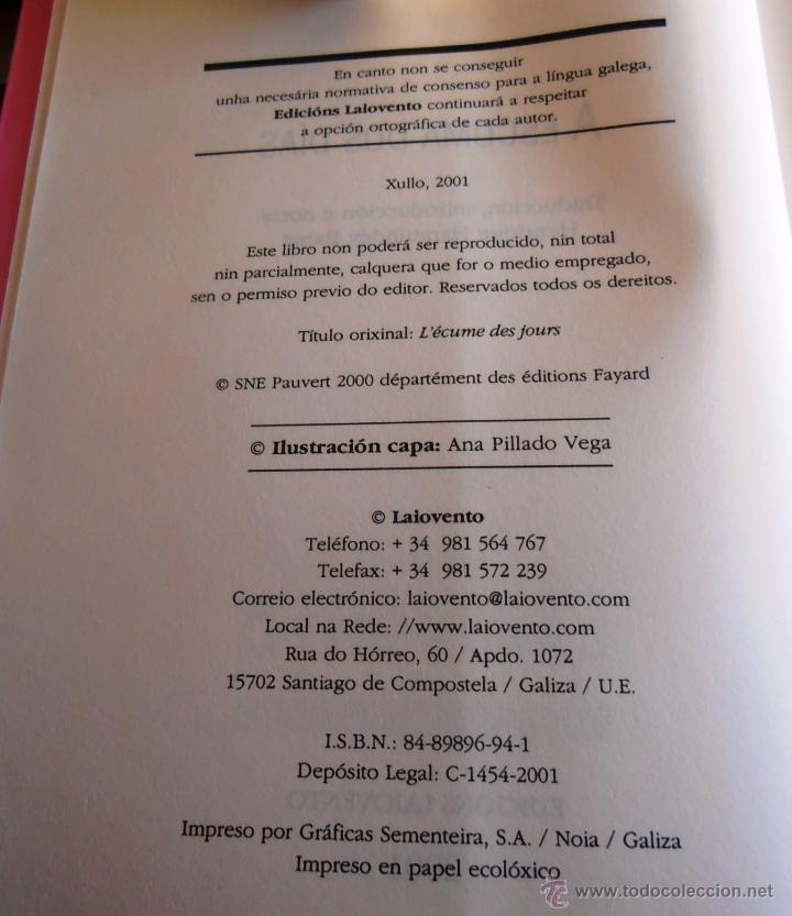 Libros: A ESCUMA DOS DIAS, VORIS VIAN- N&ordm; 152 - Foto 3