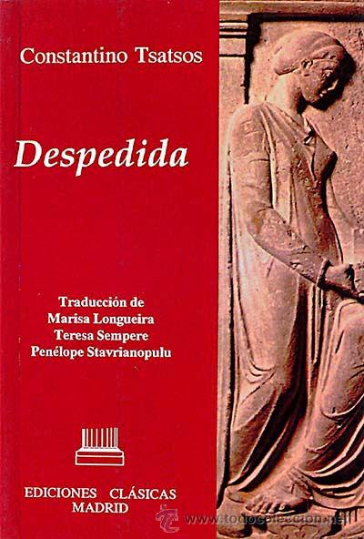 Libros: Despedida - Constantino Tsatsos - Foto 1