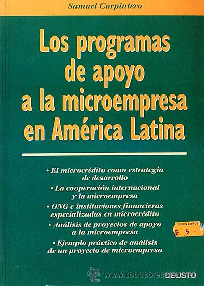 Libros: Los programas de apoyo a la microempresa en Am&eacute;rica Latina - Samuel Carpintero - Foto 1