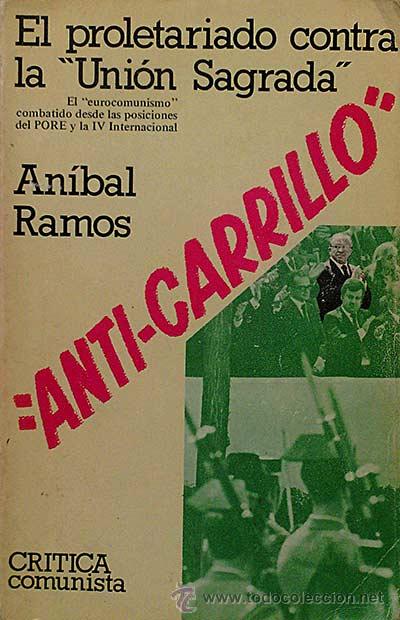 Libros: El proletariado contra la &rdquo;Uni&oacute;n Sagrada&rdquo; - An&iacute;bal Ram&oacute;n - Foto 1