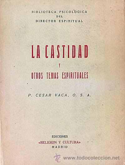 Libros: La castidad y otros temas espirituales - P. C&eacute;sar Vaca - Foto 1