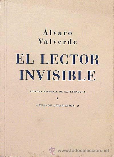 Libros: El lector invisible - &Aacute;lvaro Valverde - Foto 1