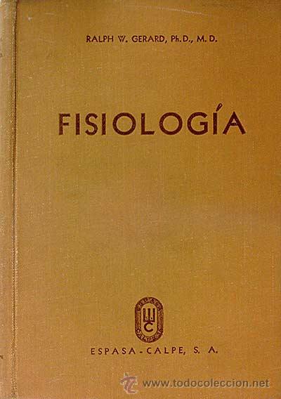 Libros: Fisiolog&iacute;a - Ralph W. Gerard - Foto 1