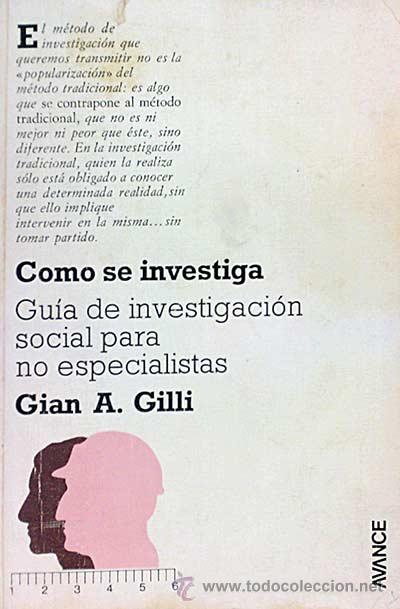 Libros: C&oacute;mo se investiga - Gian A. Gilli - Foto 1