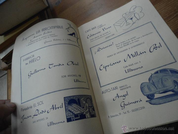 Libros: Libro Programa oficial de las fiestas mayores Ulldecona 1950 L-9702 - Foto 2