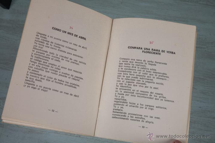 Libros: ROBERTO CAZORLA - UN PEDAZO DE AZUL EN EL BOLSILLO  - POEMAS 1978 - Foto 3