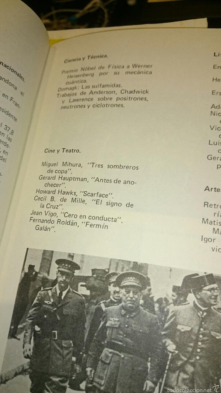 Libros: los a&ntilde;os treinta, cronologia, - Foto 3
