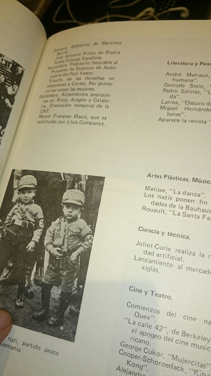 Libros: los a&ntilde;os treinta, cronologia, - Foto 3