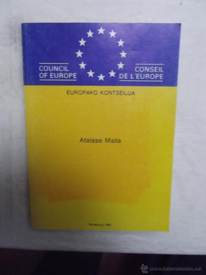 Libros: EUROPAKO KONTSEILUA ATALASE MAILA