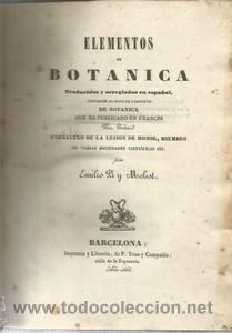 Libros: Elementos de bot&aacute;nica - PI Y MOLIST, EMILIO - Foto 1