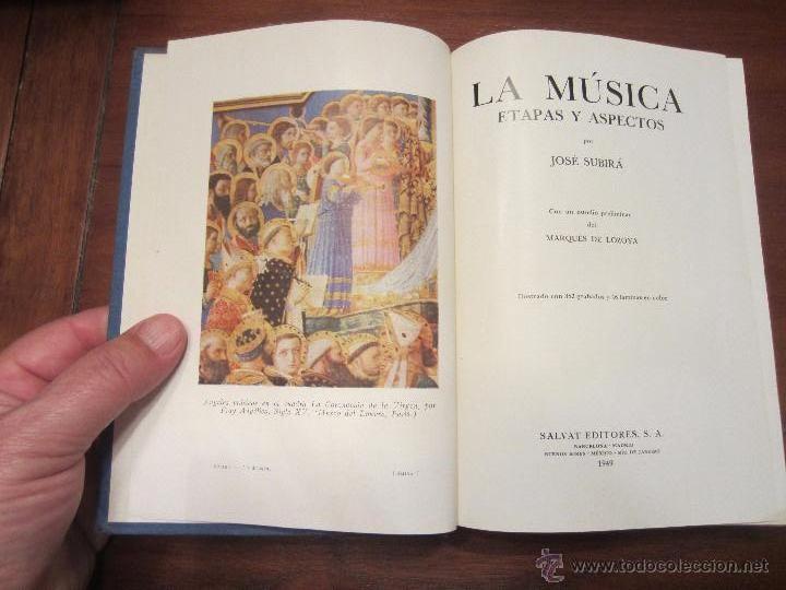 Libros: La musica etapas y aspectos