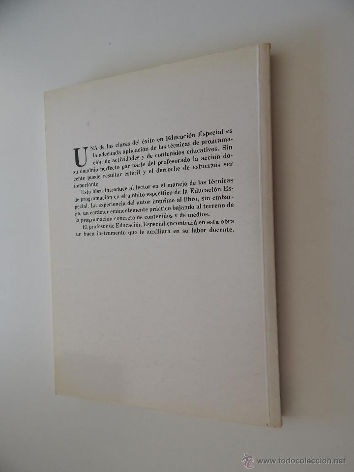 Libros: C&oacute;mo programar en Educaci&oacute;n Especial - Jes&uacute;s Garrido Landivar, 1988 - Foto 2