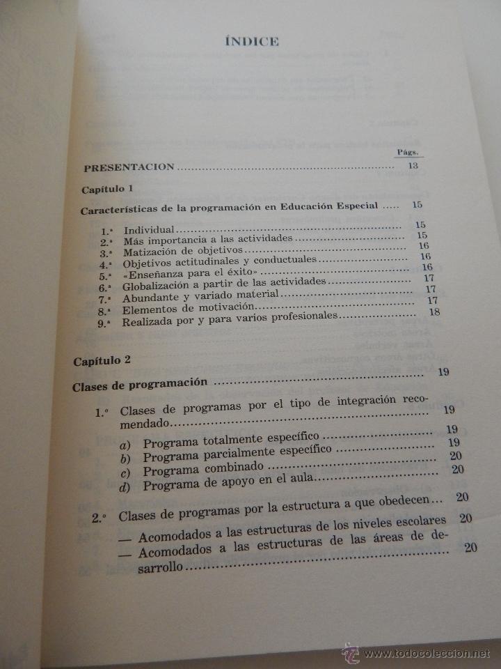 Libros: C&oacute;mo programar en Educaci&oacute;n Especial - Jes&uacute;s Garrido Landivar, 1988 - Foto 6