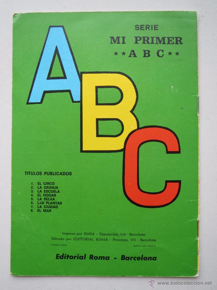 Libros: SERIE MI PRIMER ** ABC ** - EL HOGAR, N&ordm; 4 - EDITORIAL ROMA - A&Ntilde;O 1970. - Foto 5