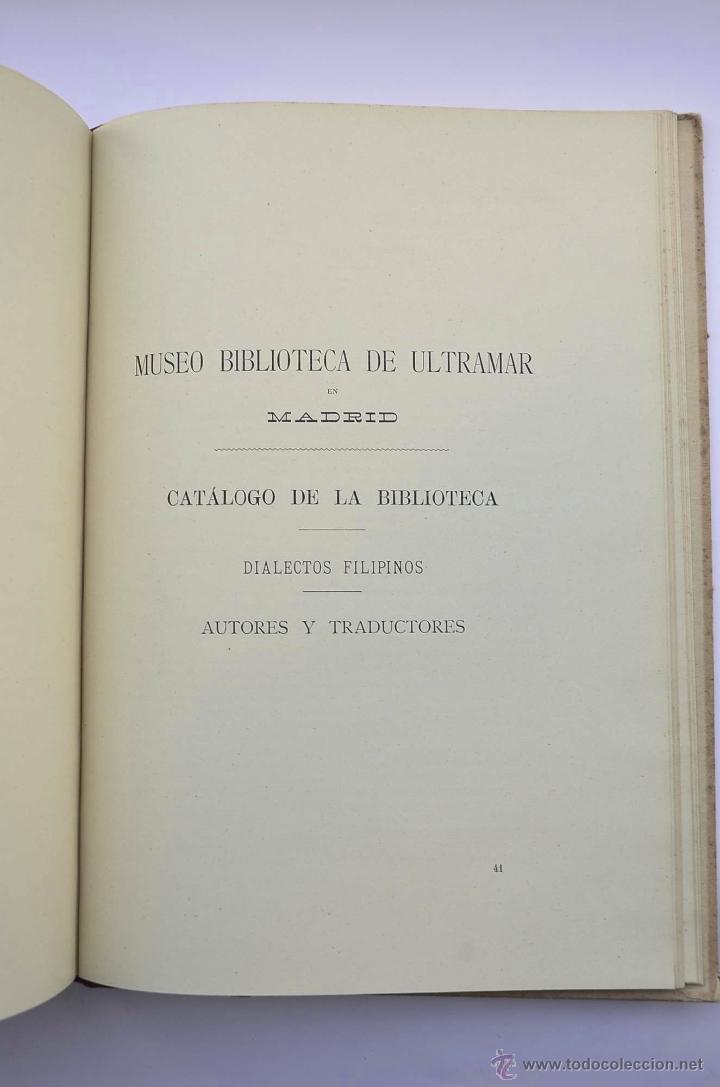 Libros: MUSEO-BIBLIOTECA de Ultramar en Madrid : cat&aacute;logo de la Biblioteca - Foto 12