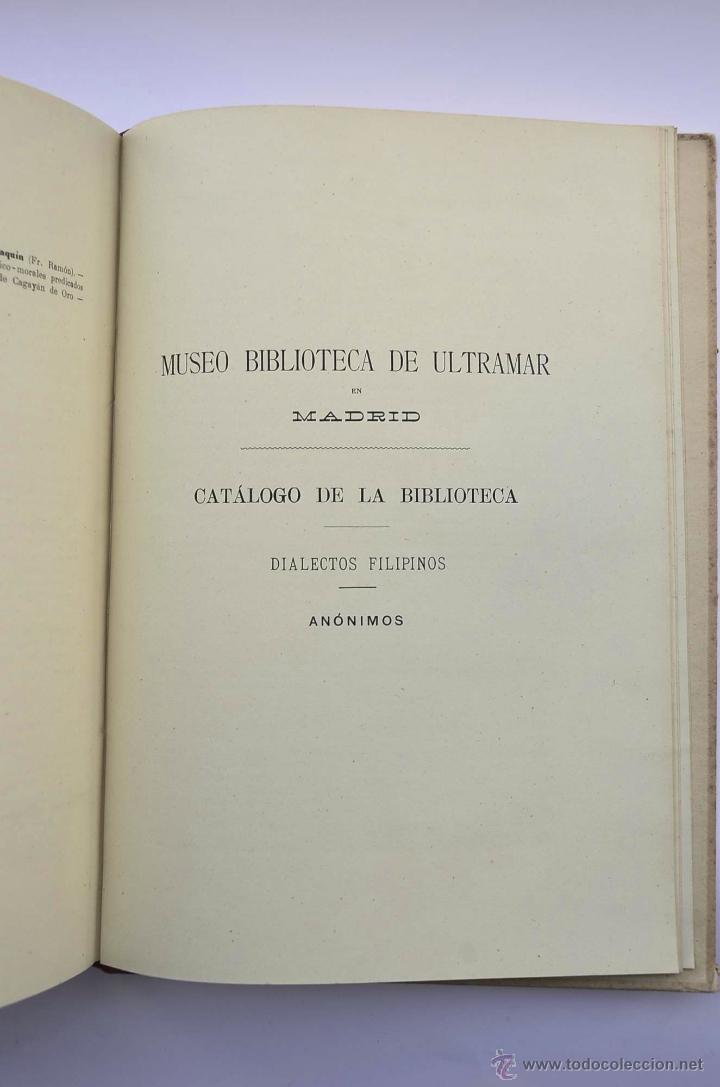 Libros: MUSEO-BIBLIOTECA de Ultramar en Madrid : cat&aacute;logo de la Biblioteca - Foto 13