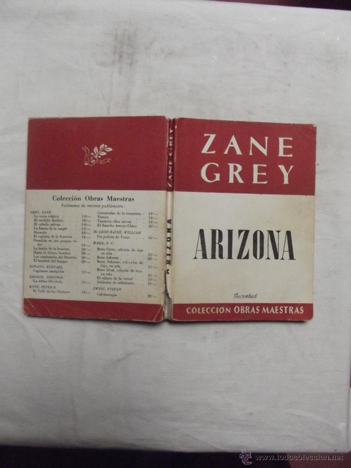 Libros: ARIZONA DE ZANE GREY - Foto 2
