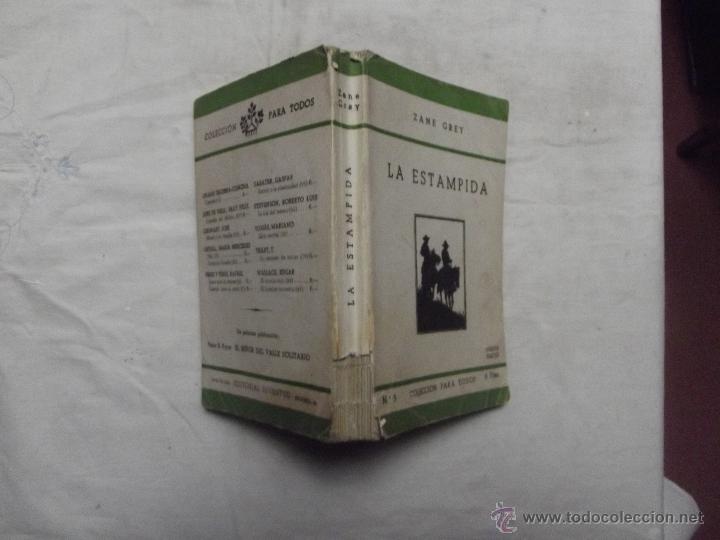 Libros: LA ESTAMPIDA  DE ZANE GREY - Foto 2