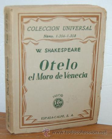 Libros: OTELO el moro de venecia - WILLIAM SHAKESPEARE - Foto 1