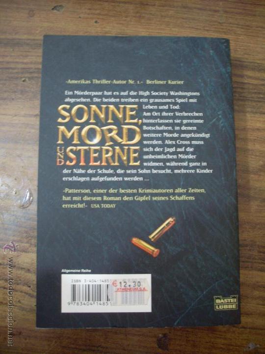 Libros: SONNE MORD UND STERNE JAMES PATTERSON - Foto 2
