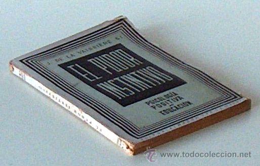 Libros: EL PUDOR INSTNTVO PSICOLOG&Iacute;A POSIIVA EDUCACI&Oacute;N, J.D LA VAISSIERE 1940, 10 PAGINAS