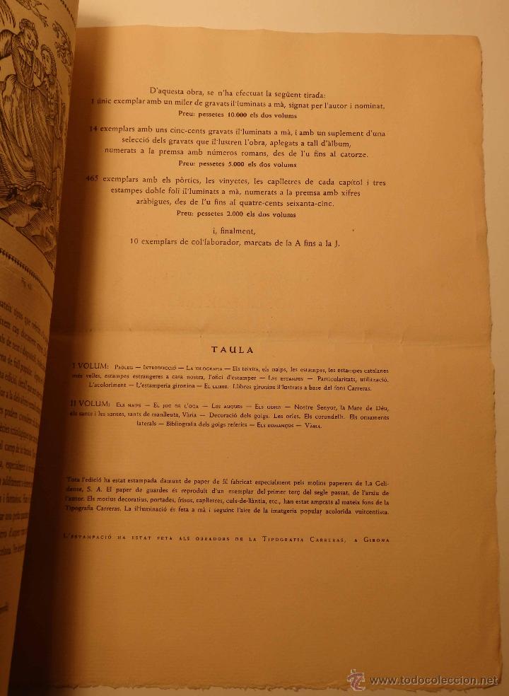 Libros: XILOGRAFIES GIRONINES de Joan Amades - Foto 3